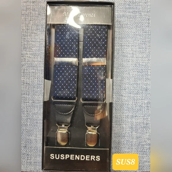 Men's Suspenders By Mario Lorenzi - Brand New With Tags - (SUS - 5 - 8) - Picture 4 of 4